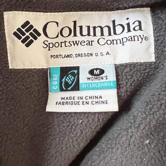 COLUMBIA Bugaboo 3-IN-1 Fleece Interchange Hooded Ski Snowboard Jacket Coat M - Picture 9 of 15